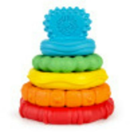 UPC: 0074451123564 | Baby Einstein Stack & Teethe Multi-Textured Easy-to-Grasp 5-Piece Teether Toy Set Ages 3 months +