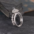 thumbnail image 6 of Pear Shaped Water Drop Zircon Ring For Women With Gold Plated Inlay Alloy Jewelry Sizes 5 6 7 8 9 10 11 Gift For Her, 6 of 6