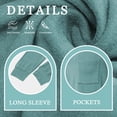 thumbnail image 5 of SHIBEVER Long Sleeve Shirts for Women Fall Shirts for Womens Tops Trendy Crew Neck Womens Long Sleeve Tops Autumn Comfy Winter Clothes Light Green XXL, 5 of 10