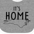 thumbnail image 4 of Inktastic It's Home- State of North Carolina Outline Boys or Girls Baby Bib, 4 of 4