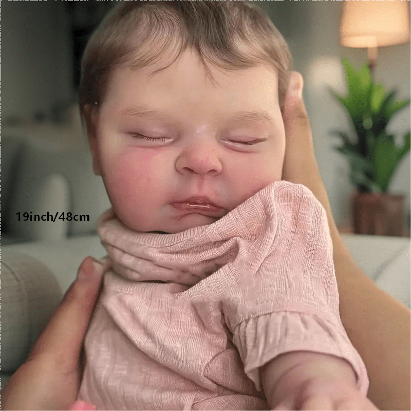 Dayoff Kids Lifelike Reborn Baby Dolls - 18 Inch Cloth Body Realistic Baby Doll (No Accessories) For Kids Age 3+