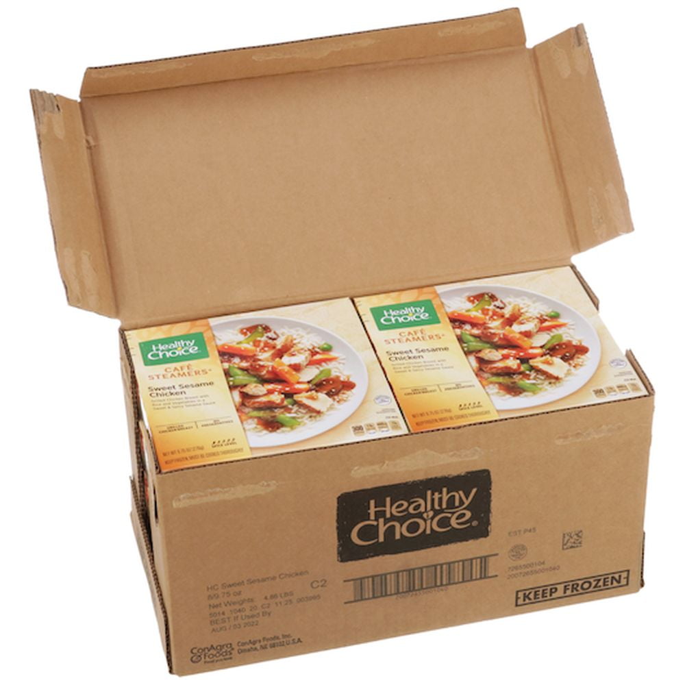 Healthy Choice Cafe Steamers Sweet Sesame Chicken, 9.75 Ounce -- 8 per Case.