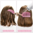 thumbnail image 4 of HEQUSIGNS 3 Pcs Boar Bristle Hair Brush, Detangle Hair Brush Make Hair Shiny and Healthier, Curved Vented Hair Brush for Men and Women Kids Wet and Dry Hair Long, Thick, Curly, Tangled Hair, 4 of 8