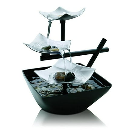 Small Table Fountain, Homedics Silver Springs Modern Decor Indoor ... Small Table Fountain, Homedics Silver Springs Modern Decor Indoor ...