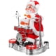 thumbnail image 3 of Muñeco navideño de Papá Noel que baila y canta, con música a pilas, decoración navideña (tambor), 3 of 6