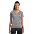thumbnail image 1 of Heather Colorblock Prétendant T-Shirt VNeck, 1 of 1