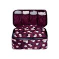 thumbnail image 7 of JeashCHAT Portable Pattern Travel Underwear Bra Storage Box Storage Bag, 7 of 7