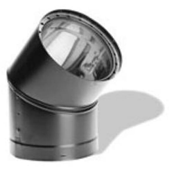 M & G Duravent 8DVL-E45 8 Inch  Dura-Vent DVL Double-Wall 45 Deg Sectioned  Non-adjustable Elbow