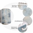 thumbnail image 6 of Blue Beige Waterproof Fabric Shower Curtain, Oil Painting Abstract Art Contemporary Shower Curtain for Bathroom Curtains Bathtubs Hotel Washable Shower Curtains with 12 Hooks Small 36x72in, 6 of 6