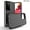 Black/Black, variant on Heavy Duty Hybrid Defender Rugged Case for Samsung Galaxy S21 Ultra with Holster Belt Clip - Black/Black