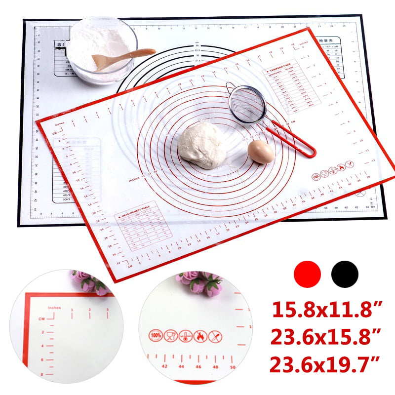 Silicone Baking Mat Non Stick With Scale Pad Kneading Dough Pastry Sheet Oven