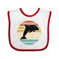 Inktastic Dolphin Cute Beach and Vacation Boys or Girls Baby Bib