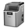 thumbnail image 2 of Costway Máquina Eléctrica de Hacer Hielo 18 Kg/24 H de Encimera Dispensador de Hielo para Casa Oficina Autolimpieza Cuchara Plata, 2 of 9