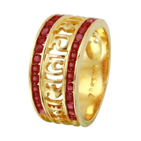 Foreli 1CTW Ruby 14K Yellow Gold Ring