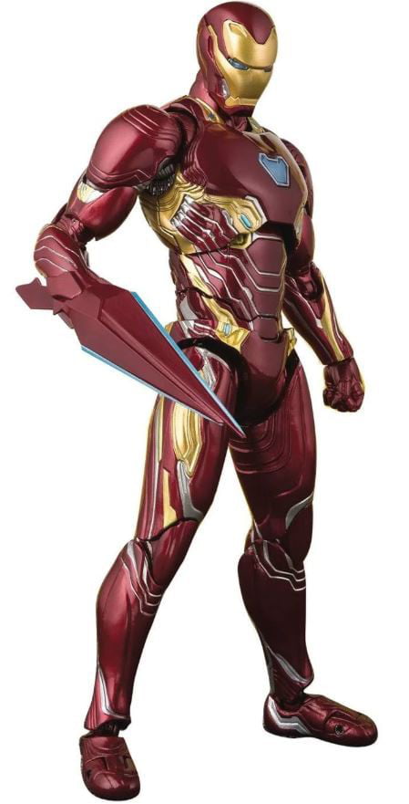 Figuarts Avengers Infinity War Iron Man MK50 Action Figure Bracket Toys S.H 