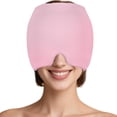 thumbnail image 6 of Therapeutic Head Cold/Hot Compress Gel Half-Face Mask, Flexible Reusable Ice Pack for Postoperative Care, Stress Relief, and Fever Reduction, All-Day Comfortable Fit Pink, 6 of 6