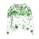 thumbnail image 2 of Xuyuer Women's Printed Long Sleeved Round Neck Pullover Top Hoodless Casual And Fashionable Sweatshirts, 2 of 5