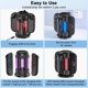 thumbnail image 5 of Base de carga para Nintendo Switch 2 Gamepad, con luz LED, estación de carga rápida magnética para Joy-Con, accesorios para mandos de videojuegos, 5 of 8