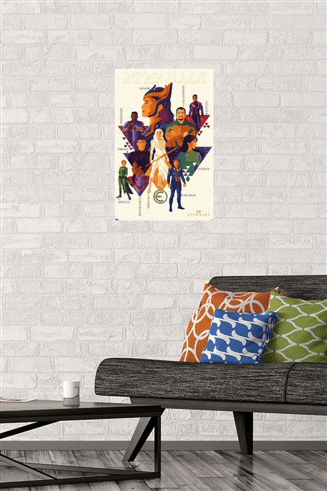 Marvel Eternals - Minimalist Wall Poster, 14.725" x 22.375"