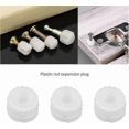 thumbnail image 2 of White Plastic Expansion Dowels M4x8mm for Cabinet Hinges (100pcs), 2 of 5
