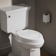 thumbnail image 2 of Asiento de inodoro KOHLER Stonewood Quiet-Close alargado blanco, 2 of 5