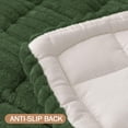 thumbnail image 5 of Couch Covers for 3 Cushion Couch Sofa, Non Slip Fuzzy Couch Covers for Pets, Washable Slipcover for Dogs,Dark Green 27.6" x 47", 5 of 6