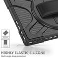 thumbnail image 2 of XYX Case for 12.3 inch Microsoft Surface Pro 7+ Plus/Pro 7/6/5/4, 360 Rotating Heavy Duty Shockproof Cover with Kickstand and Hand Strap (Black), 2 of 7