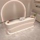 thumbnail image 4 of Luxury Lectern Reception Desk Front Desk Store Advisory Checkout Information Reception Desk Modern Comptoir Caisse Bar Furniture My Lux Decor Round, 4 of 6