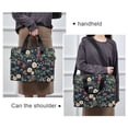 thumbnail image 6 of FORMRS 16" Laptop Bag Carrying Sleeve Case with Handle Travel Shoulder Briefcase, Floral Raspberry Pattern, 6 of 8