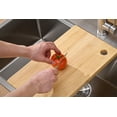 thumbnail image 5 of 33 Inch Drop In & Undermount Kitchen Sink, Single Bowl Stainless Steel Kitchen Sink, Deep Basin Rust Resistant Farmhouse Sink with Noise Canceling Technology Brushed Silver, 5 of 9