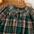 thumbnail image 6 of Gerichy Baby Girl Plaid Shirt Romper Flannel Long Sleeve Tops 0 3 6 9 12 18 Months Infant Button Down Fall Clothes, 6 of 7