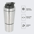 thumbnail image 3 of Shaker Bottle, Shaker Bottle Blender 800ml Portable  for Gym, 3 of 7
