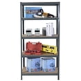 thumbnail image 3 of Zimtown 35"W x 18"D x 71"H 5-Shelf Garage Wire Shelving Unit Steel Storage Rack, Black/Gray, 3 of 6