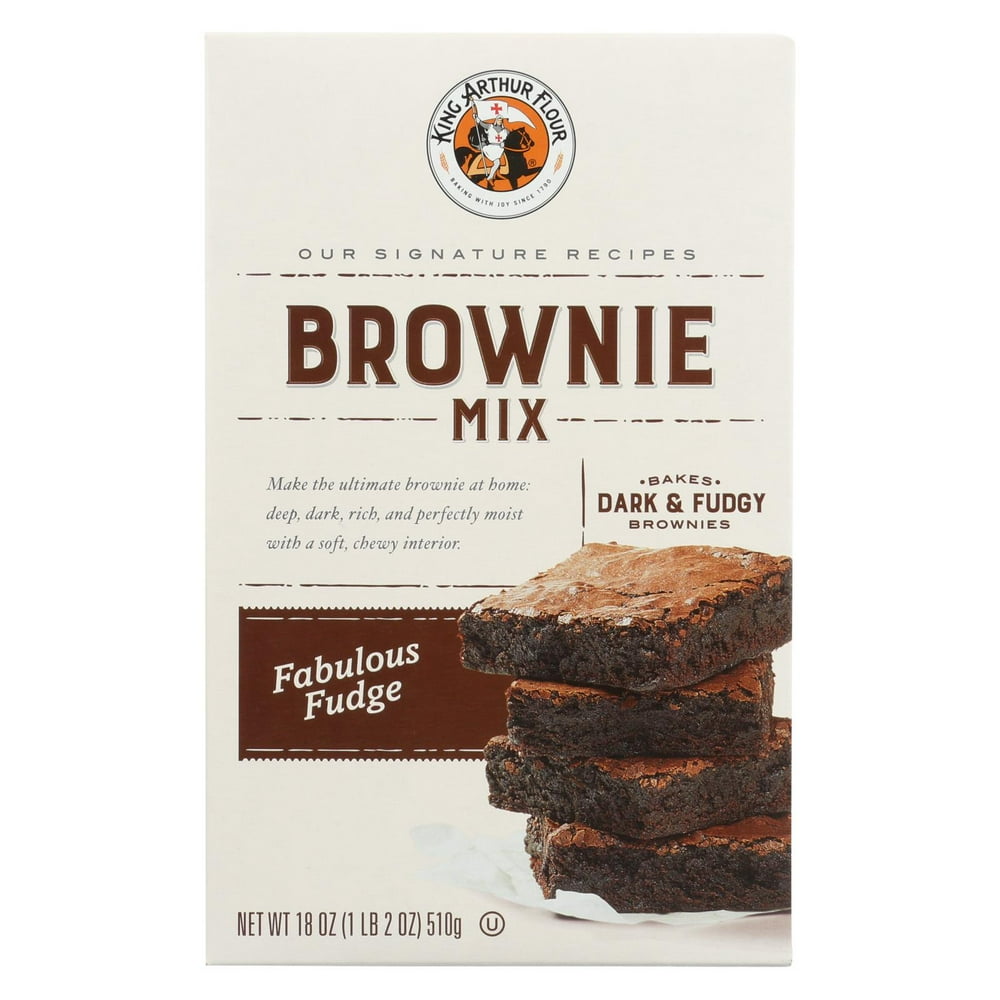 King Arthur Mix Fudge Brownie 18 OZ (Pack of 6)