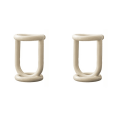 thumbnail image 1 of 2X Soporte de cerámica para cepillos de dientes Estantería de baño Soporte para pasta de dientes Estante de almacenamiento Estante para productos de baño Soporte de escritorio A, 1 of 6