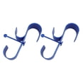 thumbnail image 1 of Pool Fence Hooks, Versatile Blue Rugged Rustproof Pool Pole Hangers  for Brushes, 1 of 7