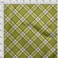 thumbnail image 3 of oneOone Polyester Lycra Fabric Tartan Check Printed Fabric 1 Yard 56 Inch Wide, 3 of 4
