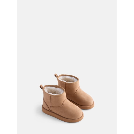 Girls Faux Shearling Boots