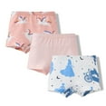 thumbnail image 5 of Rotm 3 Pack Training Underwear Little Girls Cotton Boy Shorts – Soft Toddler Panties, Breathable Underpants & Undies for Baby Girls Light Pink,7-8 Years, 5 of 5