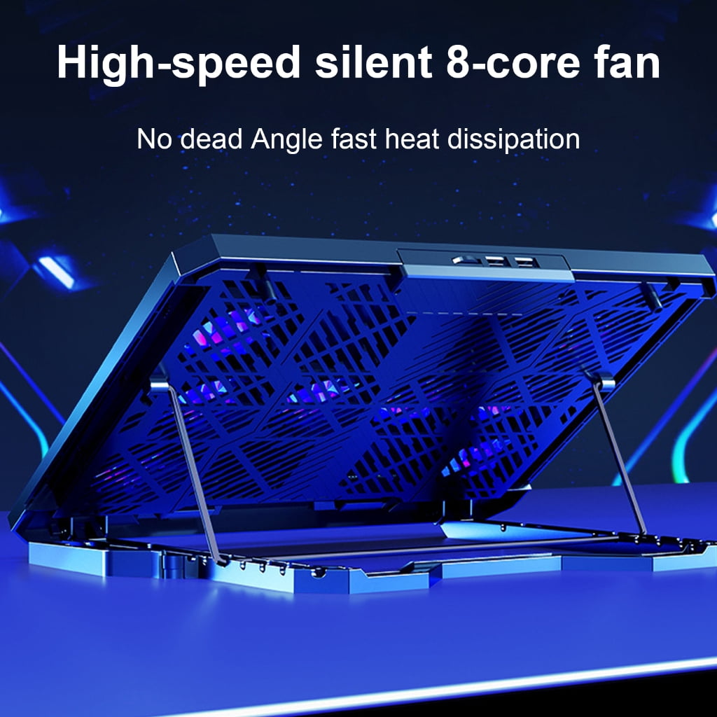Laptop Cooling Pad Heat Dissipation Platform with Backlit , Quiet Cooling for Laptops, Multiple Angles