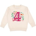 thumbnail image 2 of Inktastic 4th Birthday Party Photo Number 4 Toddler Sweatshirt, 2 of 4