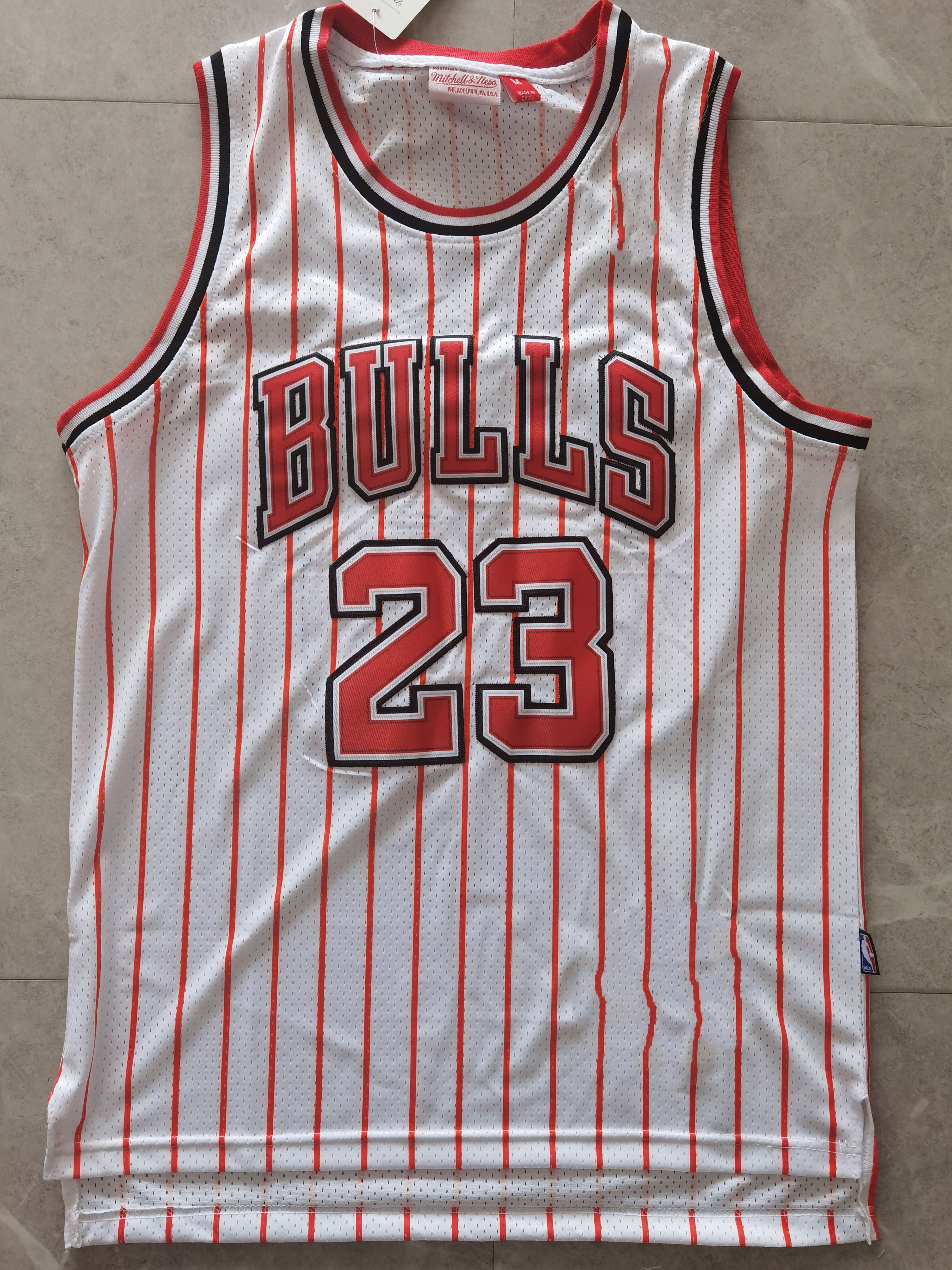 NBAChicago''Bulls''men Throwback Basketball Shorts pocket Basketball Jerseys 23 Michael Jor dan