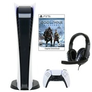 Sony PlayStation 5 Digital GOW: Ragnarok Console with Universal Headset