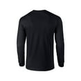 thumbnail image 4 of The Gildan Adult Ultra Cotton 6 oz Long Sleeve T-Shirt - BLACK - S, 4 of 4