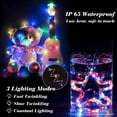 thumbnail image 3 of Fairy Lights ZGWJ 20 LED, funciona con pilas, 7 pies, 24 unidades, multicolor, 3 of 6