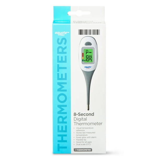 Equate 8 Second Digital Oral Thermometer