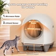 thumbnail image 4 of Caja de arena Greesum UltraSmart 90 L con autolimpieza y control por app, 4 of 7