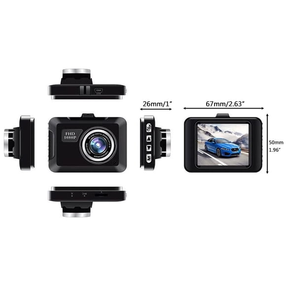 Cámara para automóvil Bling Bling FHD 720P tecnología avanzada