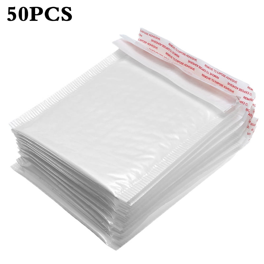 25/50/100 Poly Bubble Mailers Padded Envelope Shipping Bags Seal Any Size