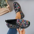 thumbnail image 5 of Carnival Shoes Women Fashion Casual Flat Sparkly Glitter Color Round Toe Slip On Comfortable Loafers Shoes, 5 of 9